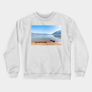 Okanagan Lake View with Blue Sky Crewneck Sweatshirt